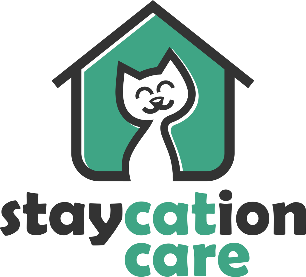staycation cat care logo